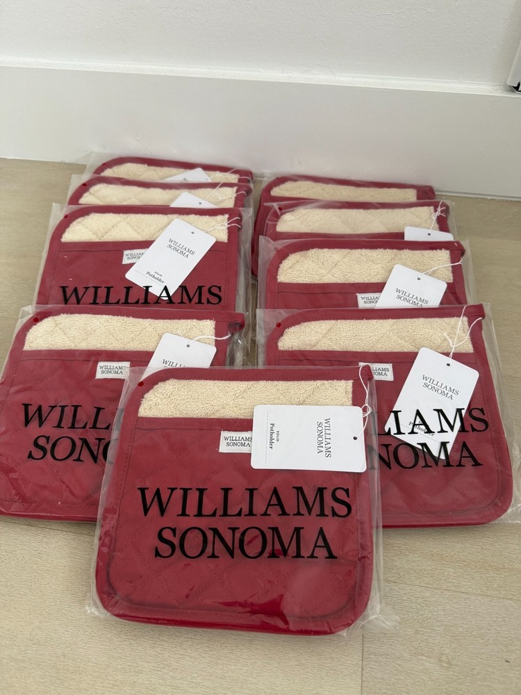 Williams Sonoma Quilted Cotton Ultimate Potholder Red