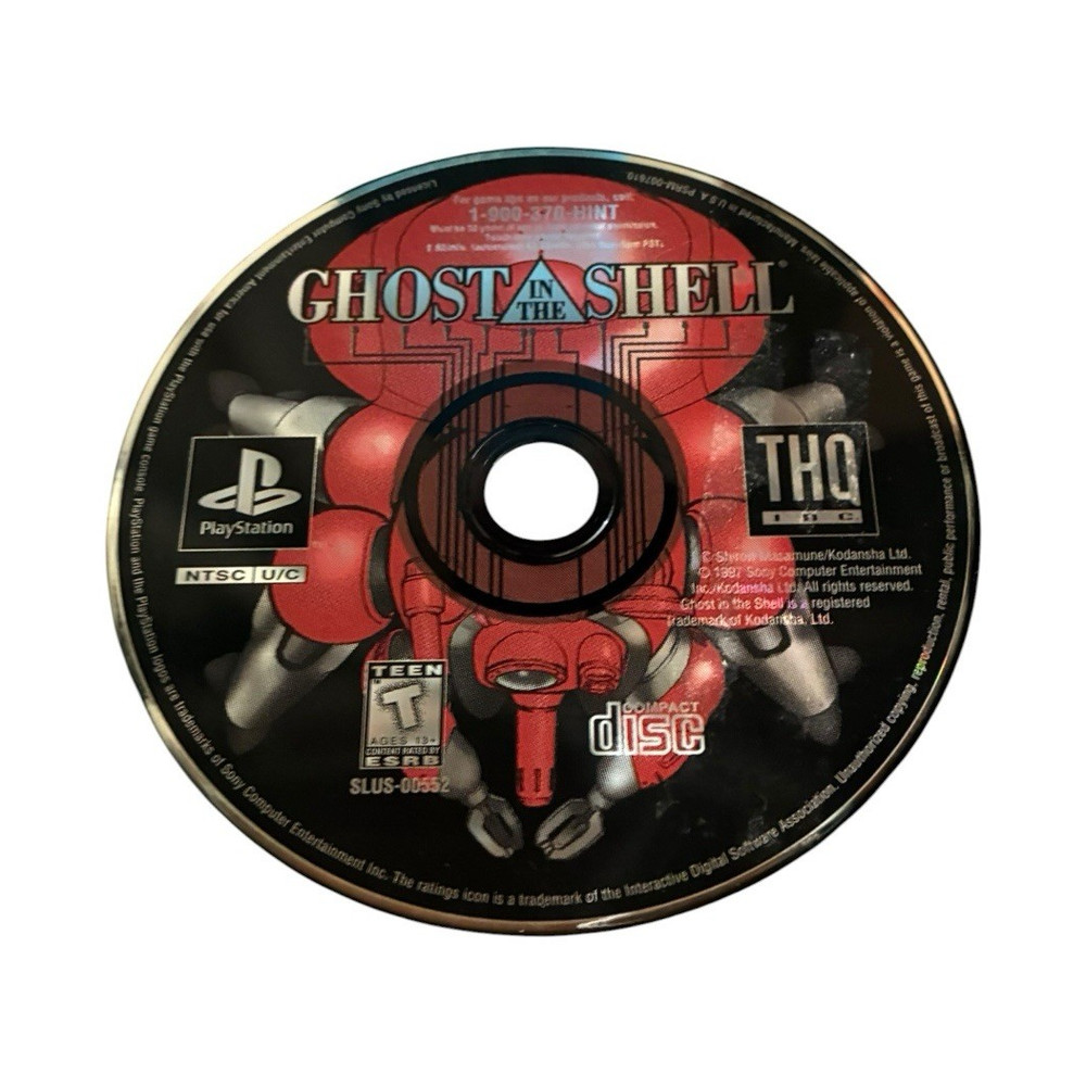 Ghost in the Shell PS1 disc Tested