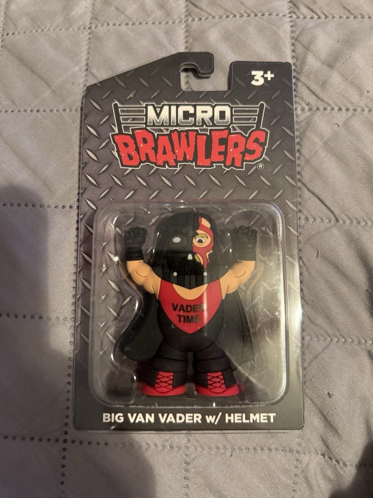 Big Van Vader W/ Helmet Micro Brawlers Pro Wrestling Crate Exclusive WWF WWE WCW
