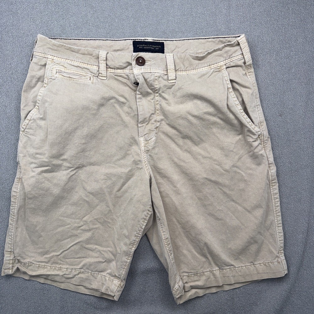 American Eagle Outfitters Khaki Classic Extreme Flex Chino Mens Shorts