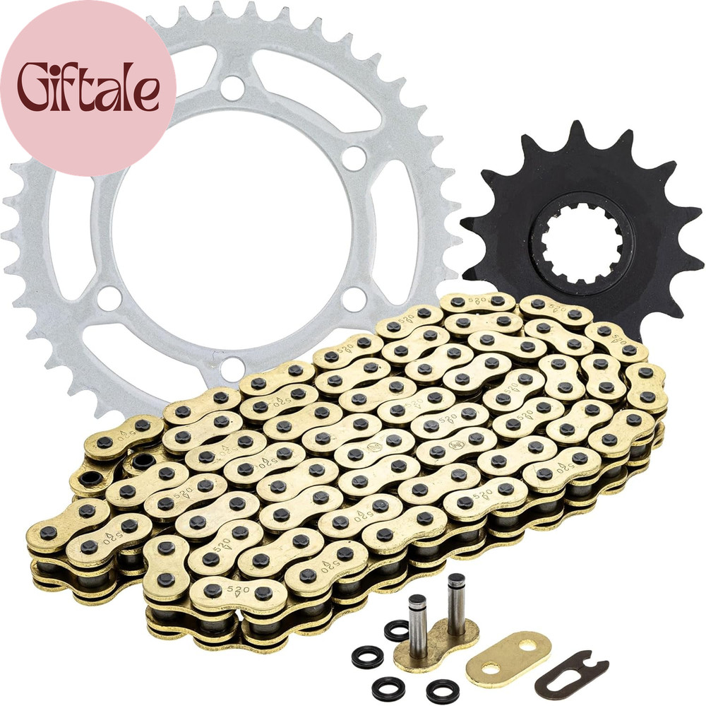 Drive Sprocket Chain Combo for Kawasaki Ninja 400 Front 14 Rear 41 Tooth 520 X-R