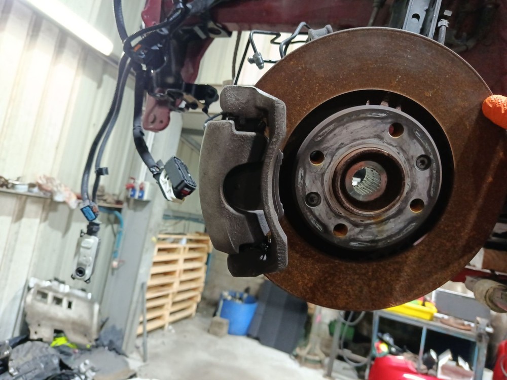 FRONT LEFT BRAKE CALIPER / 217959 FOR OPEL CORSA F P2JO 1.2 68