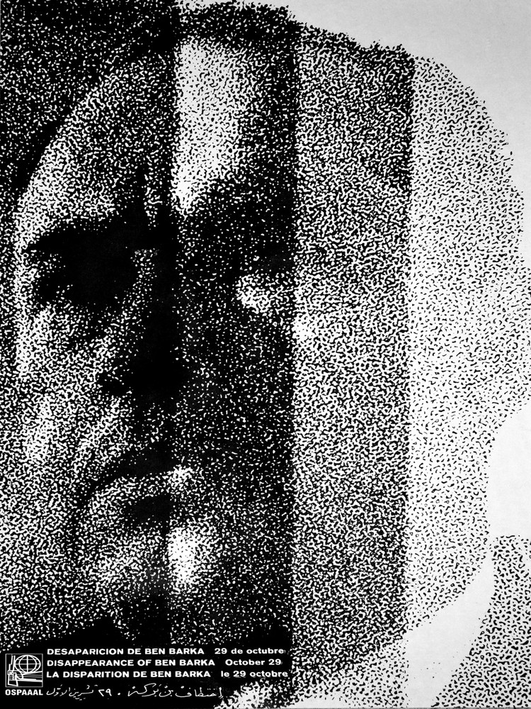 4559.OSPAAAL.disappearance of ben barka.political.POSTER.decor Home Office art