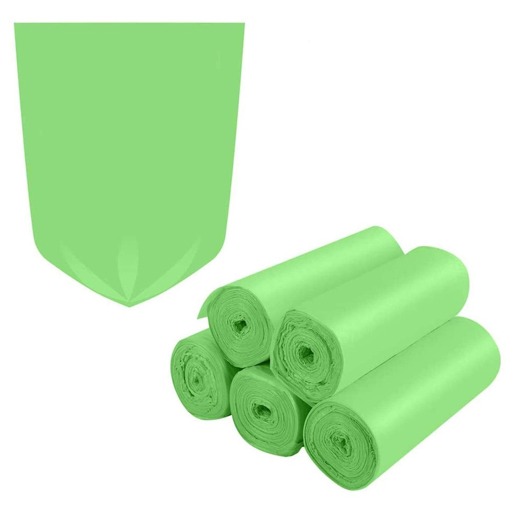 1.2 Gallon Small Trash Bags 125 Count – Mini Garbage Bags for 1-1.5 Gallon Bins
