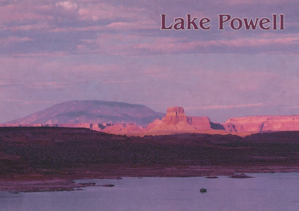 Lake Powel Utah Arizona 4x6 Postcard