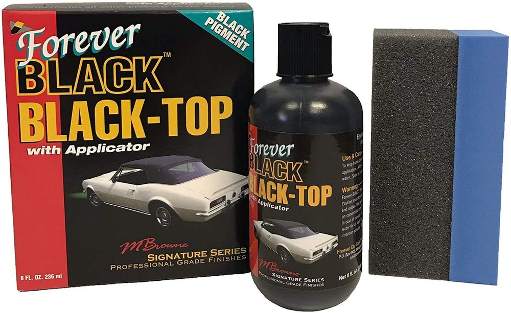 Forever Black - Top Gel by Car Products 2 piece set, black