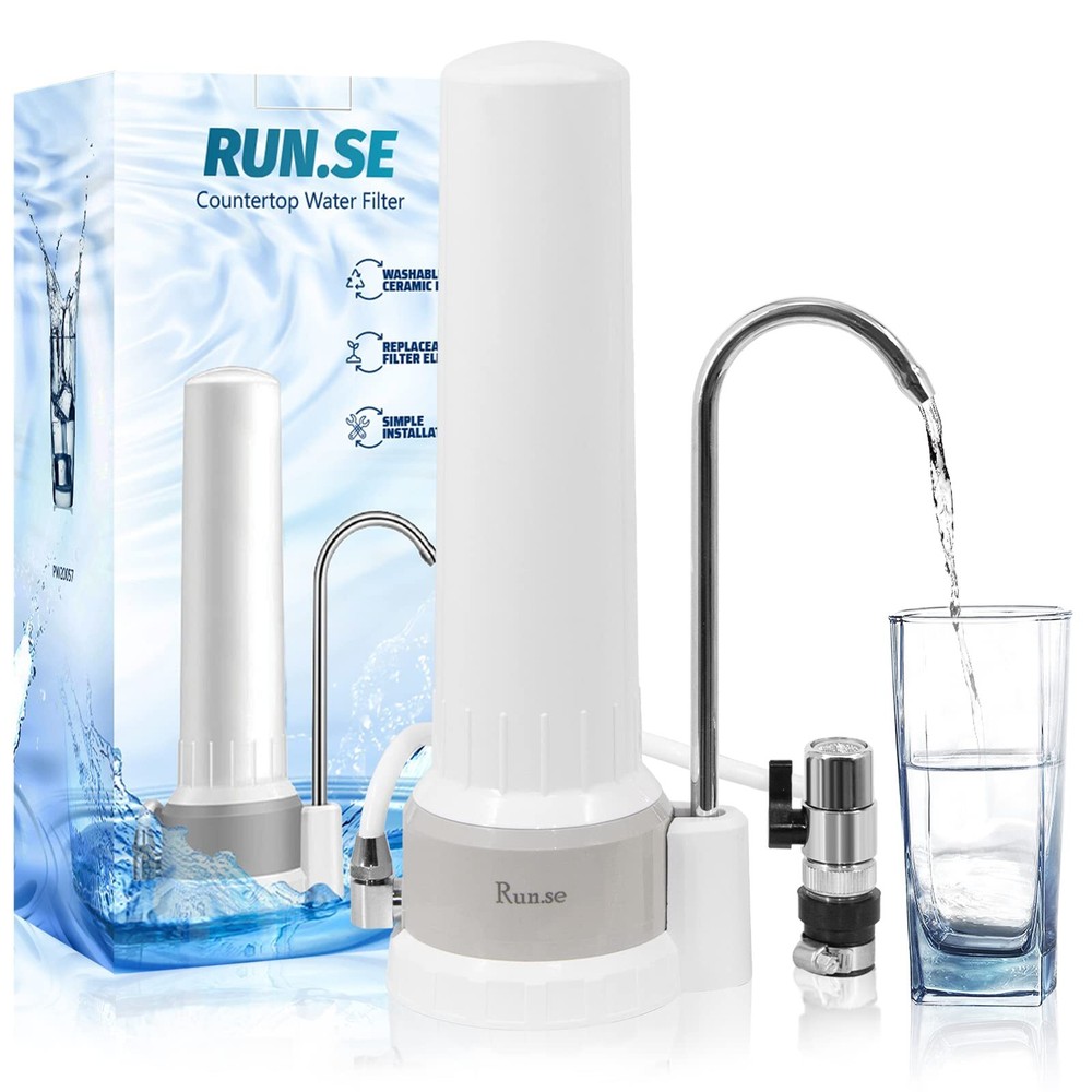 Sistema De Filtracion Alcalina Grifo Fregadero Encimera Filtro Purificador Agua
