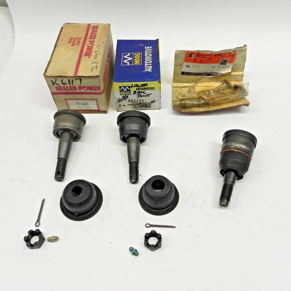 1971-1986 CHEVROLET GMC TRUCKS LOWER BALL JOINT KIT NORS + NOS OEM GM #K6117