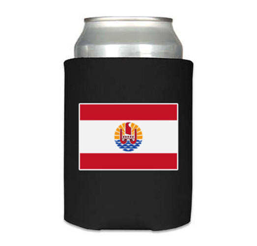 French Polynesia Flag Neoprene Can Cooler