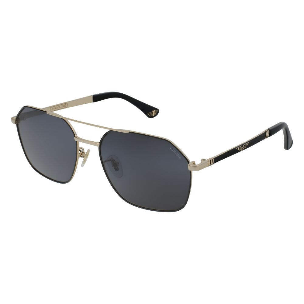 Stylish Police Black Metal Sunglasses for Men and Women