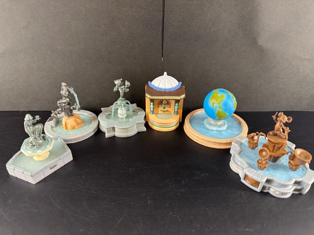 Disney miniature figures, 6-piece, complete set, unboxed #fd811e