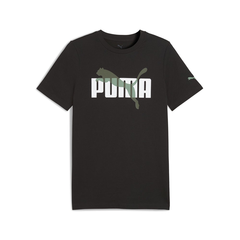 PUMA Intersect Tee Mens Black Casual Tops 68984101