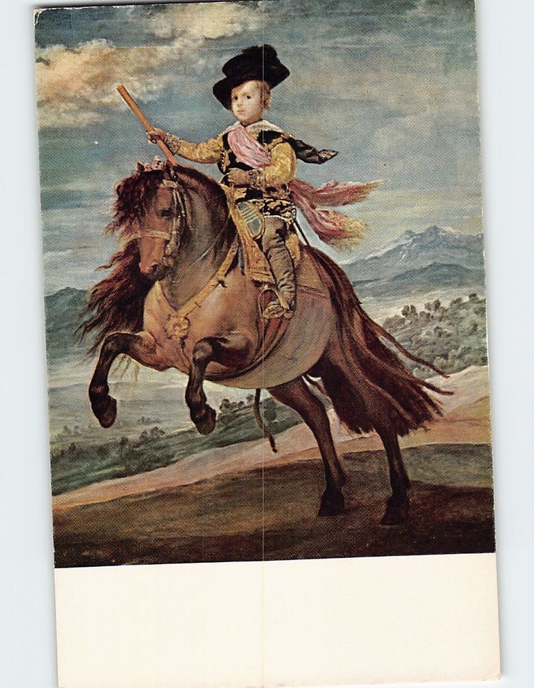 Postcard Prince Baltasar Carlos by Velázquez At Museo Del Prado