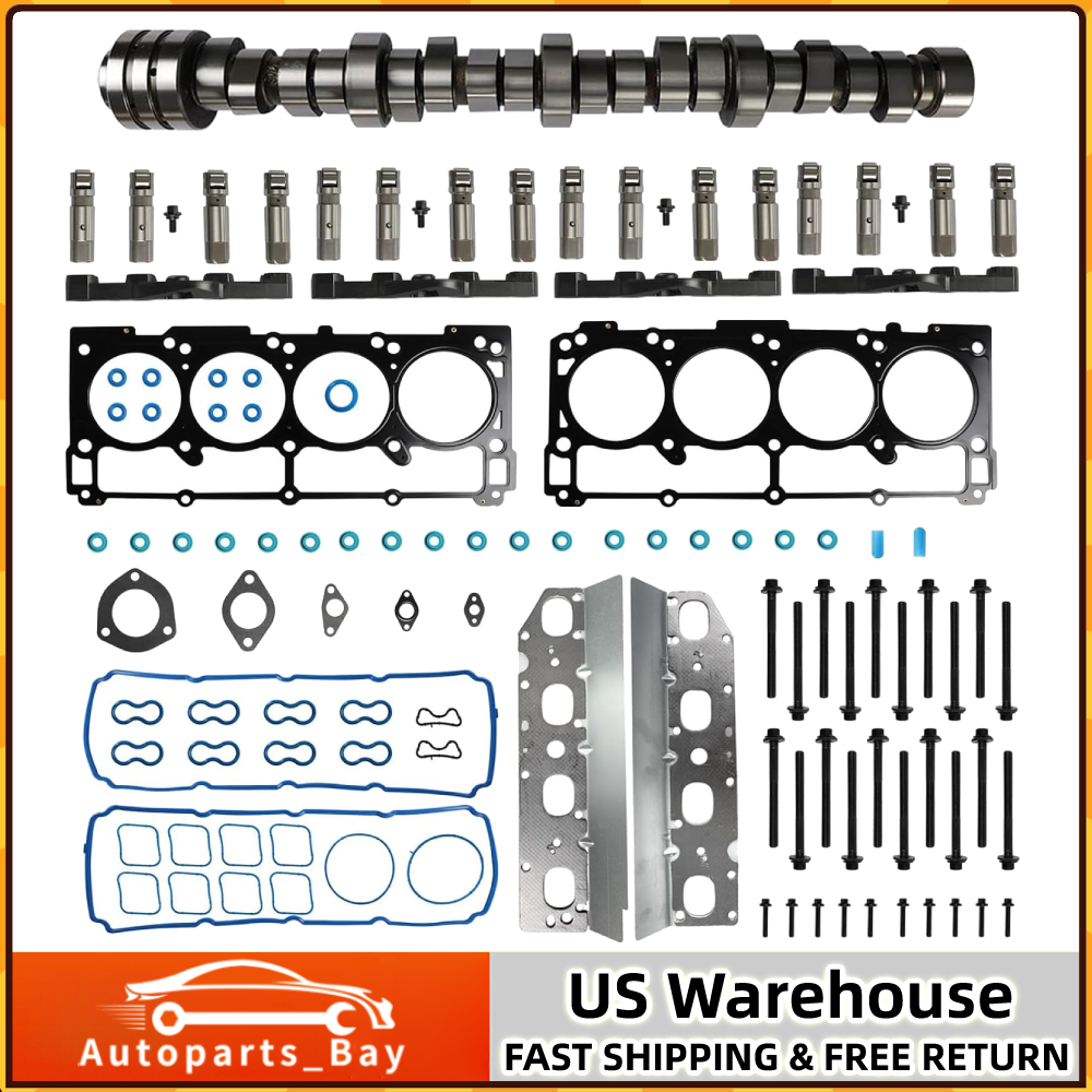 MDS Lifters Camshaft Head Gaskets Kit for 09-15 Chrysler Jeep Dodge 5.7L HEMI