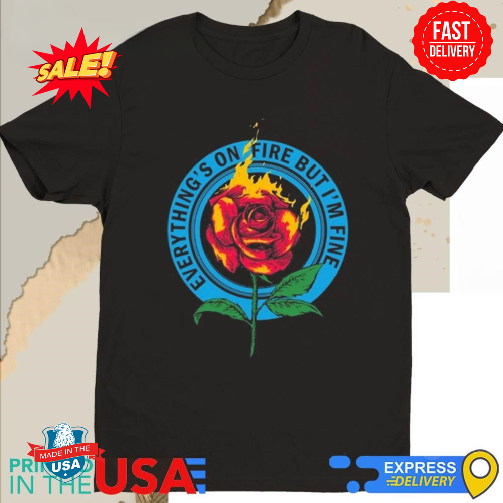 As December Falls Everything’s On Fire Band T-Shirt