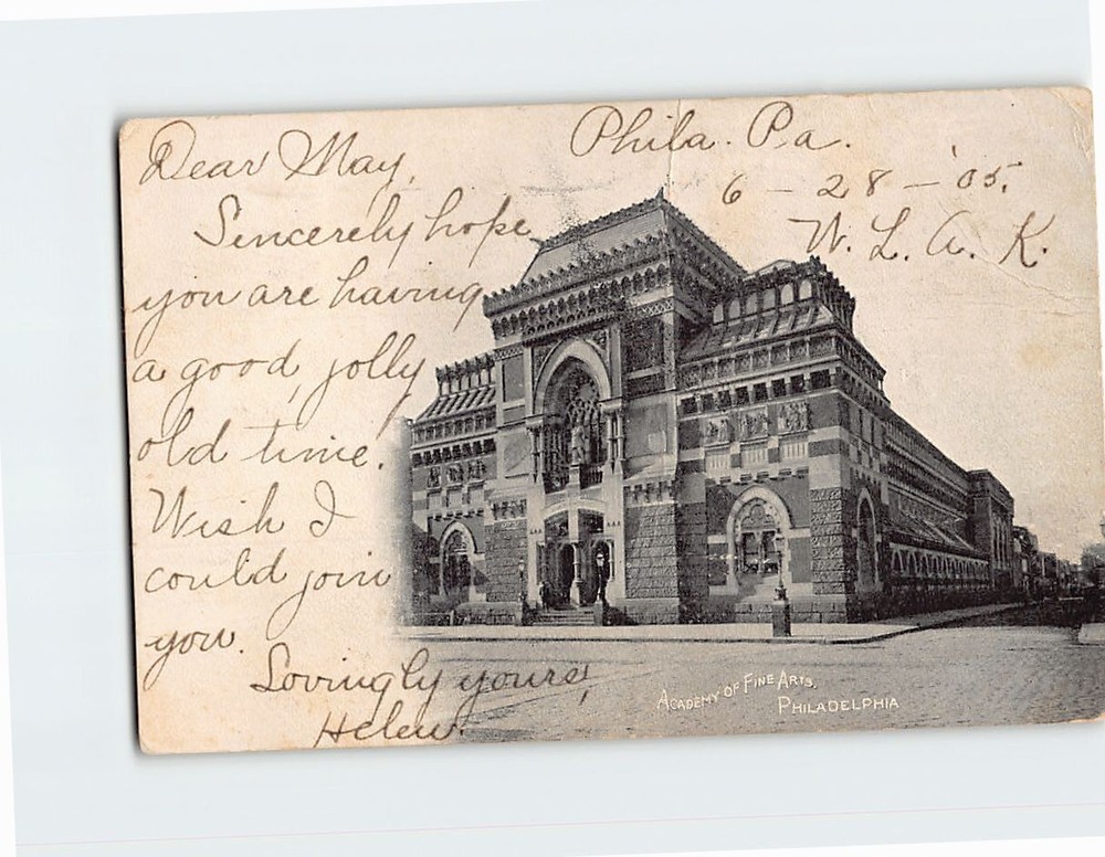 Postcard Academy of Fine Arts Philadelphia Pennsylvania USA-image