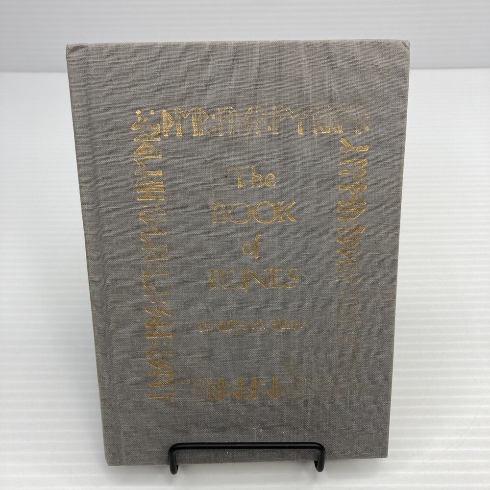 The Book of Runes Ancient Viking Oracle Handbook Ralph Blum 10th Anniversary HC