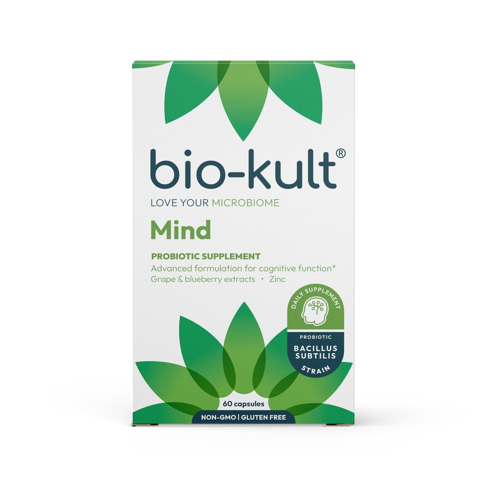 Mind Probiotic Supplement for Cognitive Function with Added Grape and Blueber...