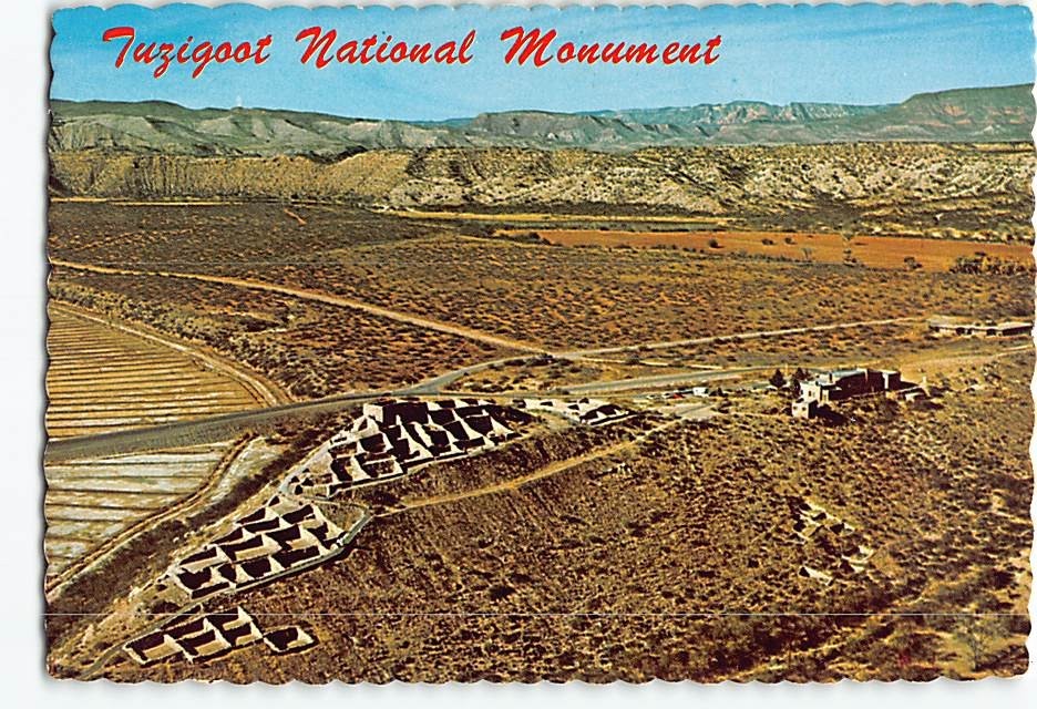 Postcard Tuzigoot National Monument Clarkdale Arizona USA