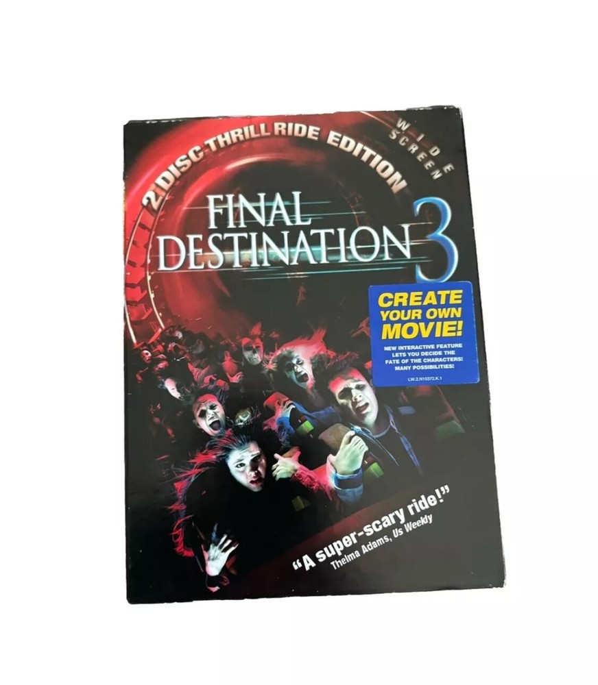Final Destination 3 DVD 2-Disc Thrill Widescreen Special Edition Interactive
