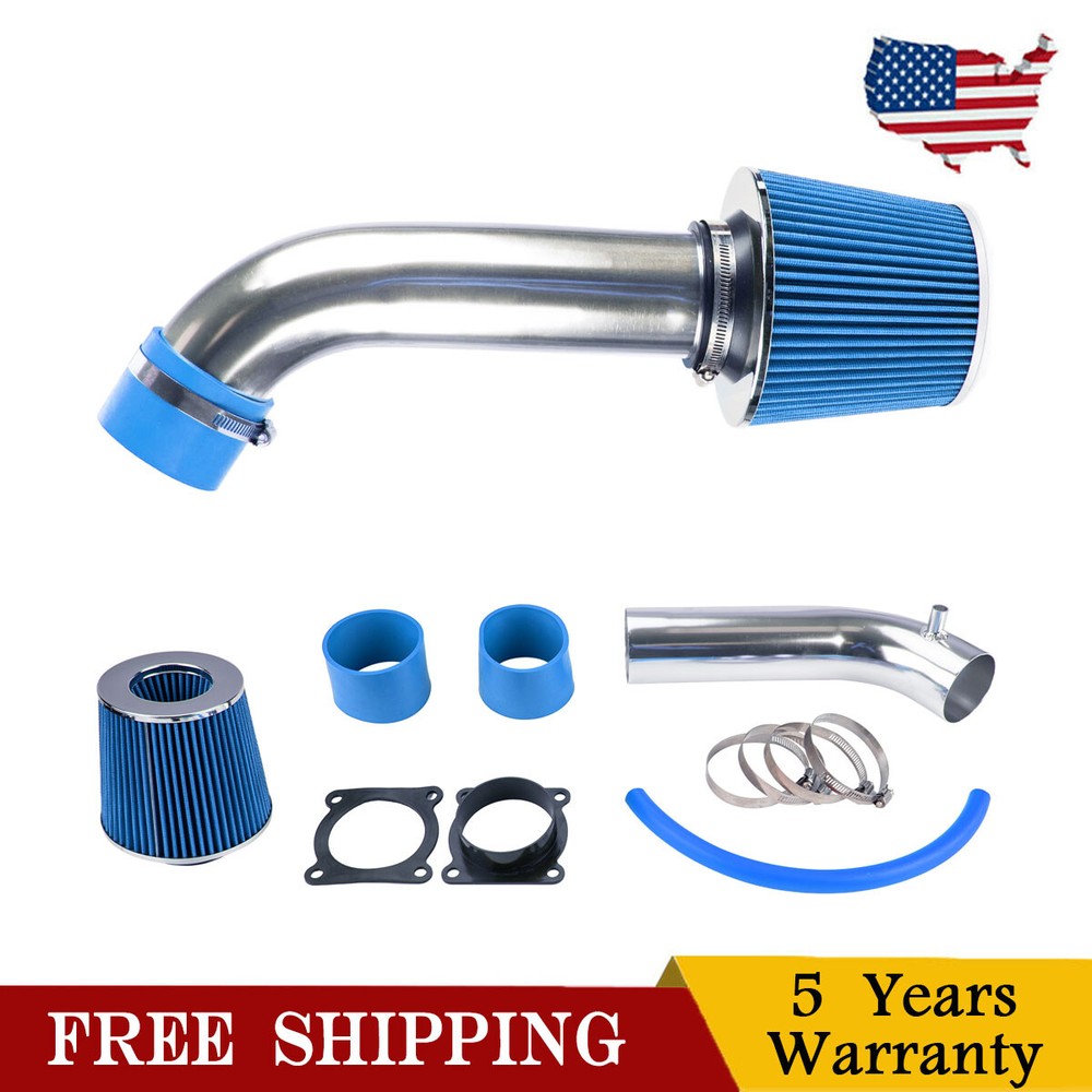Car Cold Air Intake System Kit For 03-2006 Nissan 350Z Infiniti G35 3.5L Blue