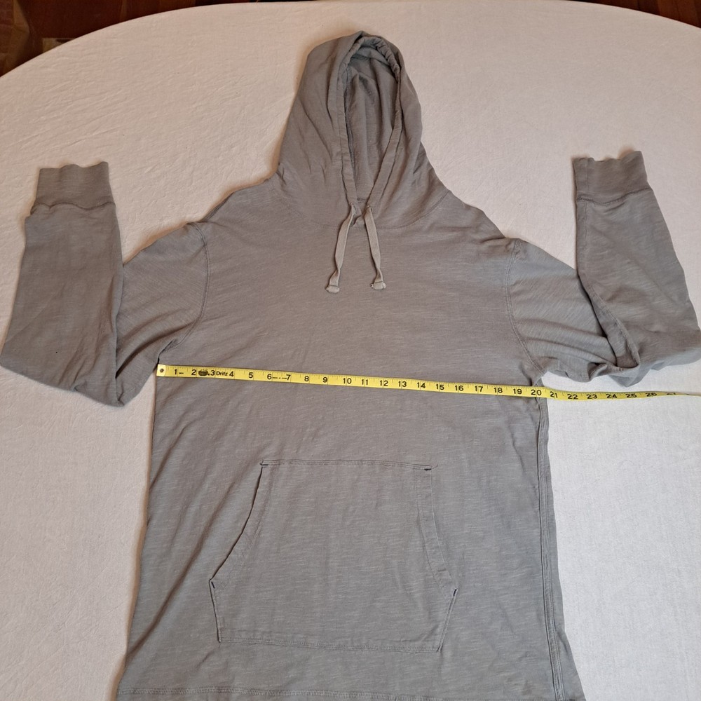 Gap Lightweight Gray Pullover Hoodie Size Large