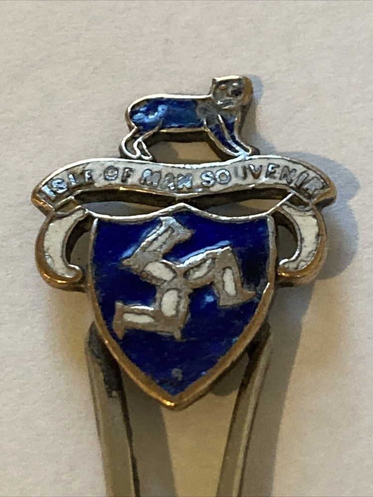 Isle Of Man Souvenir Vintage Souvenir Spoon Collectible