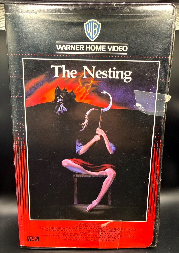 The Nesting: (VHS, 1980) Warner Bros Clamshell, Tested - Works Great - RARE