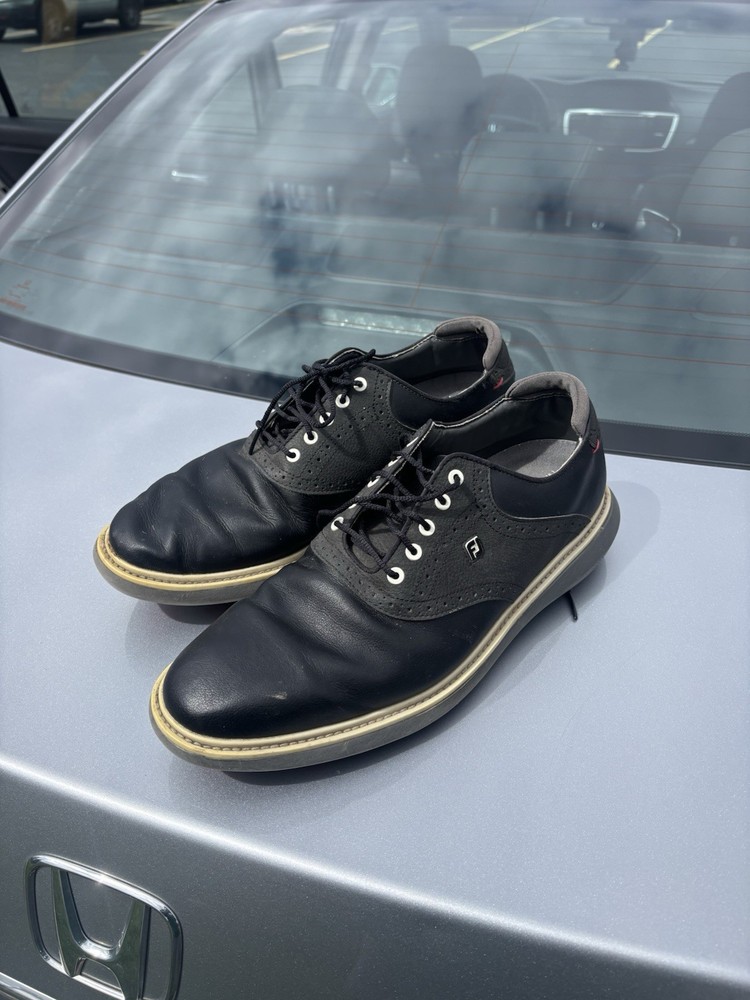 FootJoy Traditions Soft-Spiked Golf Shoes Size 12 Great Condition