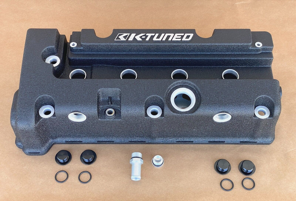 K-Tuned 10 AN valve cover for oil catch can K20 K24 (KTD-KVC-B20) NEW