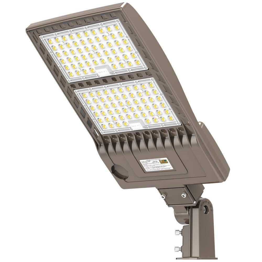400 Watt LED Parking Lot Light Commercial Street Shoebox Pole Fixture (Slip Fit)