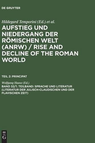 Wolfgang Haase Sprache und Literatur (Literatur der julisch-claudisch (Hardback)