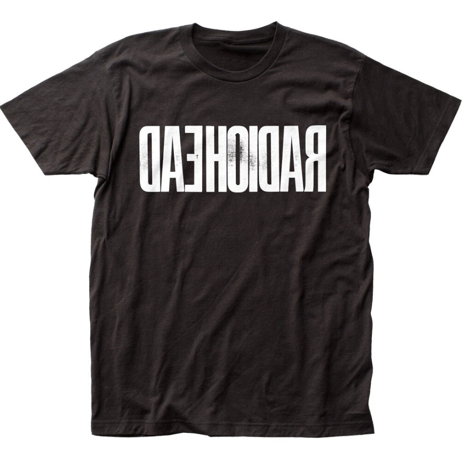 Radiohead Backwards T-Shirt– Men’s Rock &Roll Music Classic Band Tee Black S–4xl