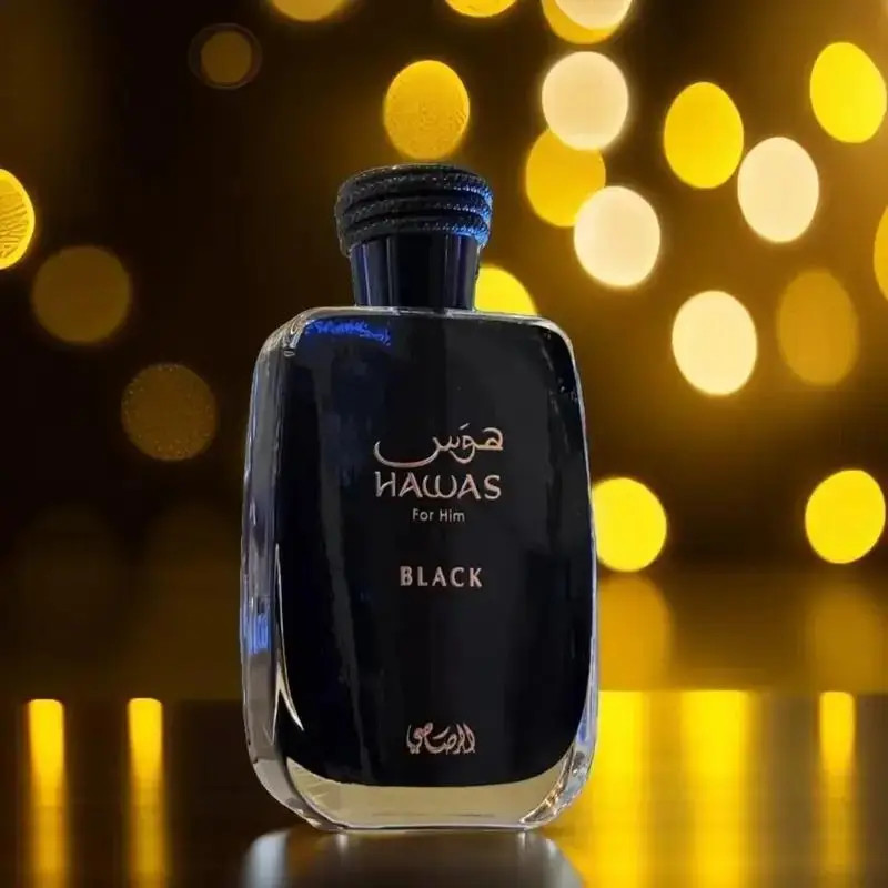 Hawas Black by Rasasi for Men - 3.38 oz EDP Spray