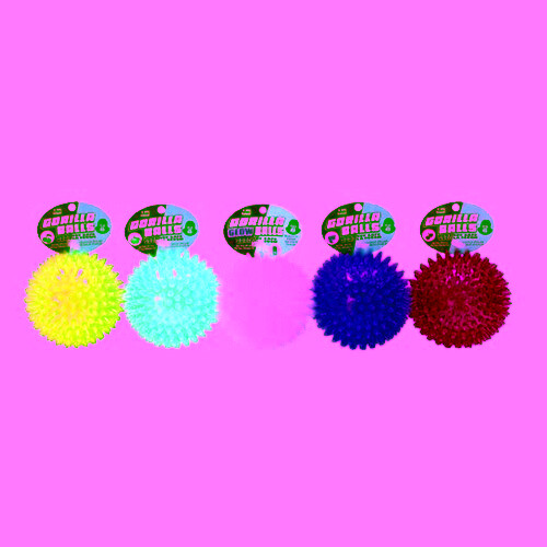 Gorilla Ball Dog Toy Assorted  1 Count / 2 Inches (Small)