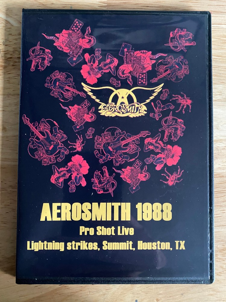 Aerosmith - Ligtning Strikes Summit 1988 Live DVD Steven Tyler Joe Perry