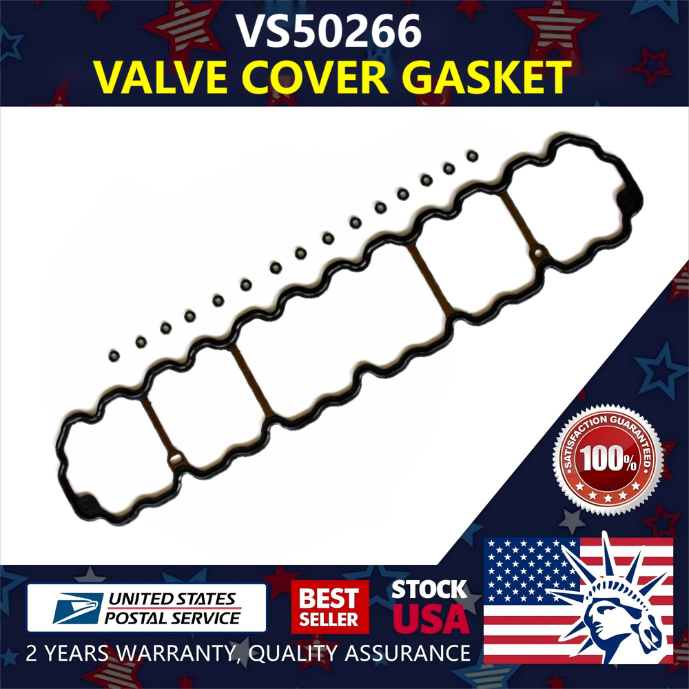OEM Quality VS50458R Engine Valve Cover Gasket for Jeep Cherokee 1996-2001 Models