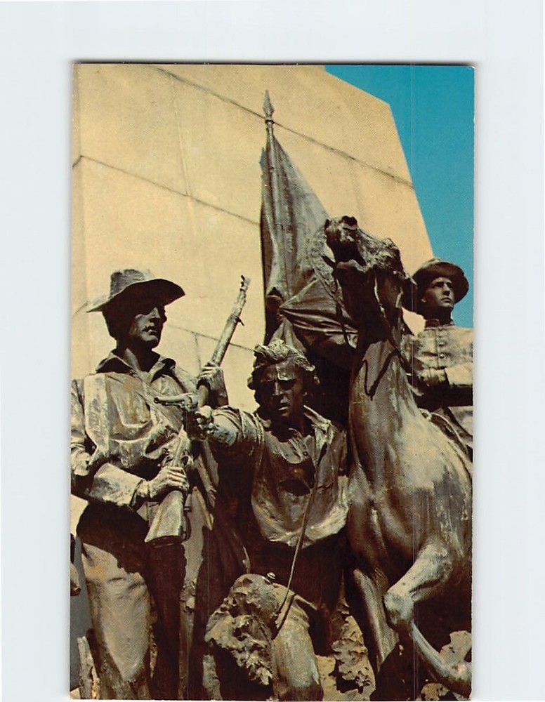 Postcard Virginia Memorial at Gettysburg National Military Park Seminary Ridge