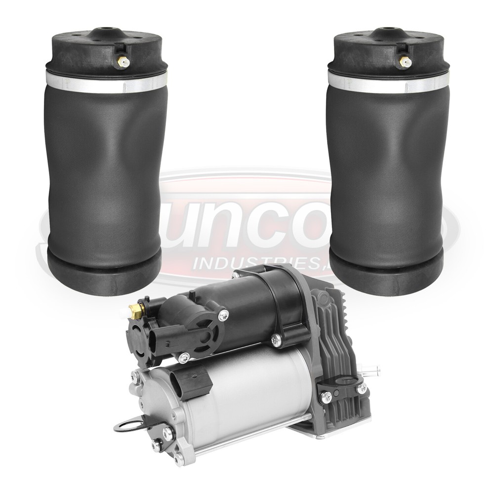 2007-2009 Mercedes R320 Rear Air Springs Pair & Compressor w/ 4 Corner Leveling