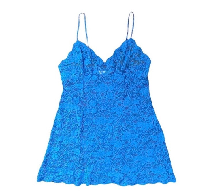 Victoria’s Secret Y2K Vintage Blue Lace Slip Dress 💙