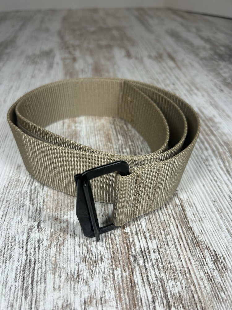 US Military Standard Combat Belt Mil-Spec Tactical Belt Tan Size M Medium 42” LN