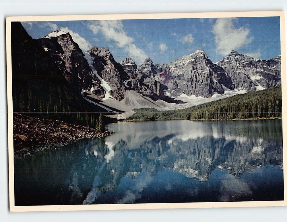 Postcard Moraine Lake Banff National Park Alberta Canada
