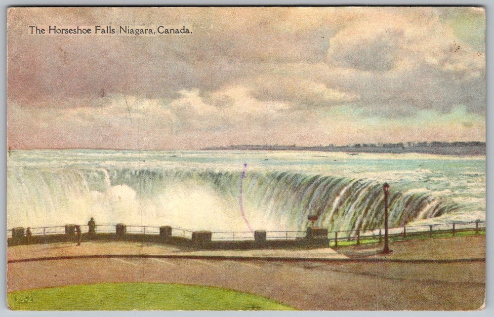 Antique Postcard Horseshoe Falls Niagara View Niagara Falls, CA 1910s