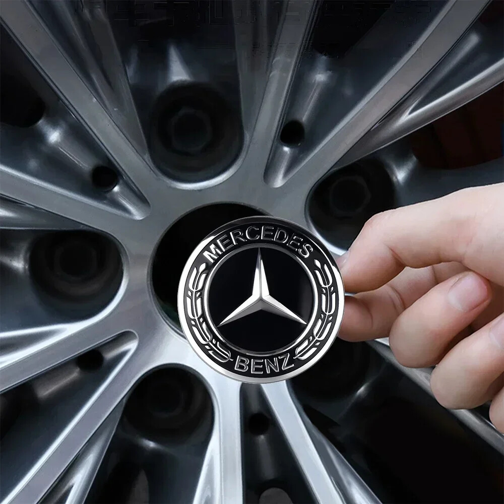 4pcs 56MM Car Wheel Center Covers Stickers Hub Caps Sticker For MERCEDES BENZ
