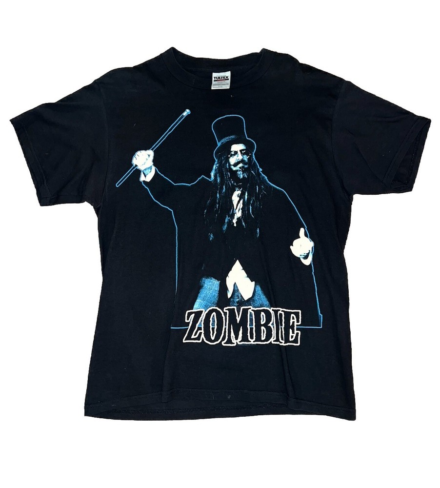 Vintage Rob Zombie Living Dead Girl Double Sided Winterland Tee Shirt Black XL