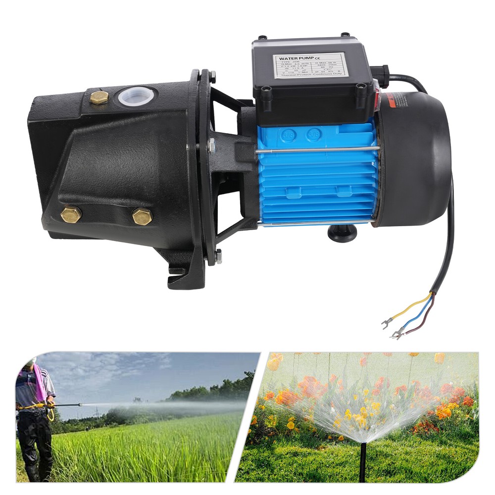 1200W 1.6HP Shallow Well Jet Pump Water Transfer Pump Power Cord Length: 2m