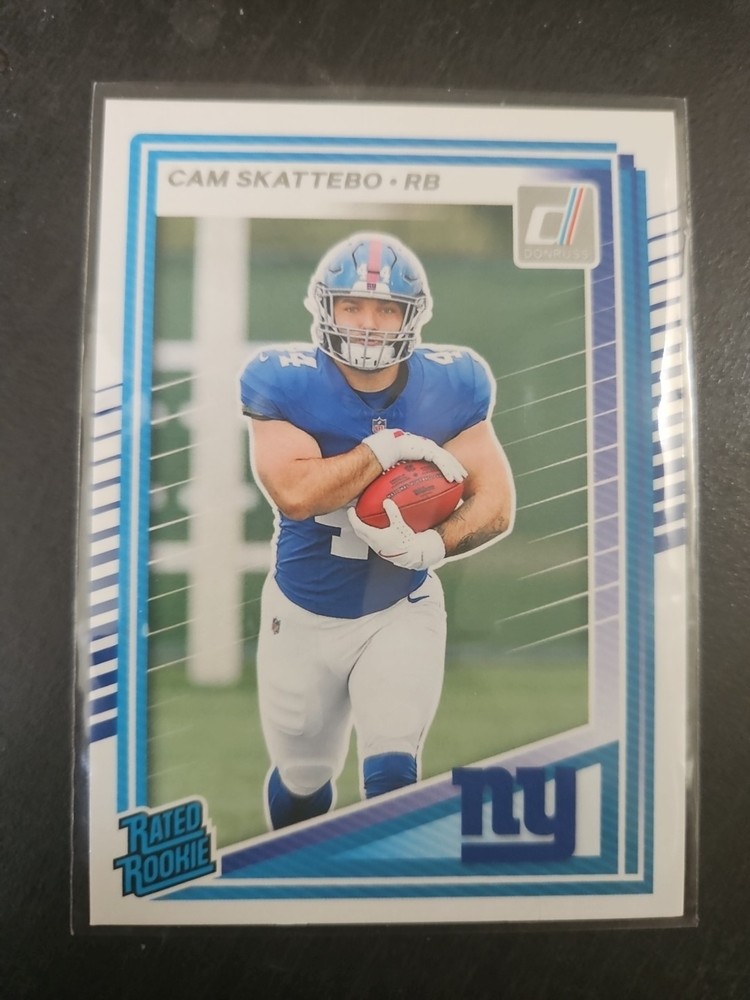 2025 Panini Donruss - Cam Skattebo #302 Rated Rookie (RC) NY Giants