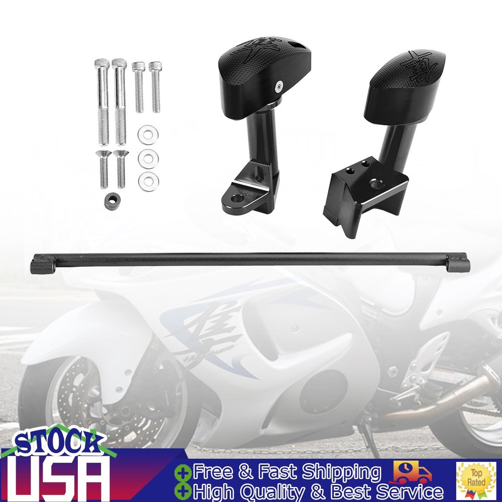 Engine Guards Protective Pad Engine Slider Black Fits For Suzuki Gsxr1300 08-20