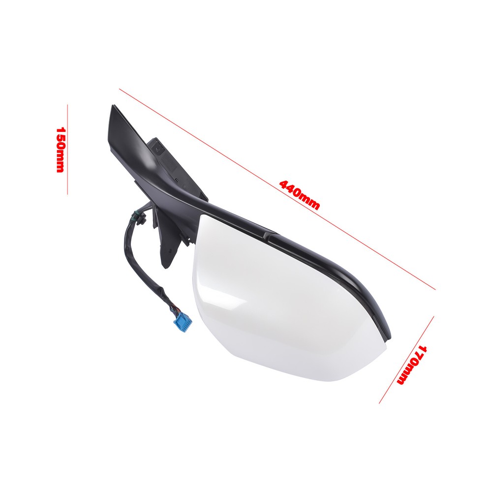 Right Passenger Side Mirror White For Tesla Model 3 2017-2023 EV/BEV BATTERY EV