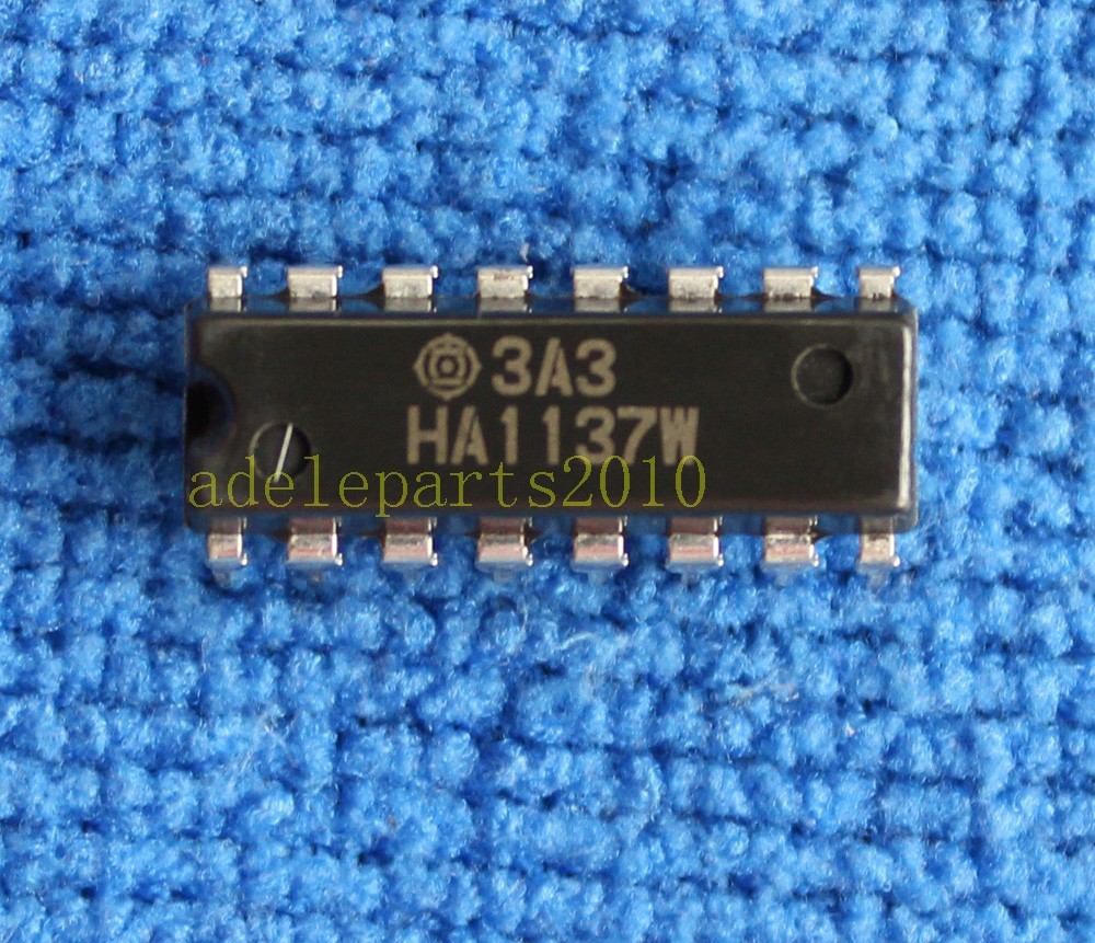 5pcs HA1137W HITACHI IC Chip DIP-16